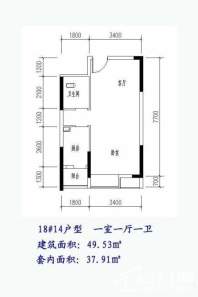 华晨栗雨香堤户型图