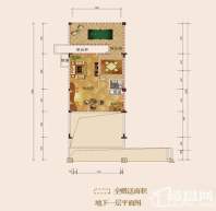 滨江一号 A1户型地下一层