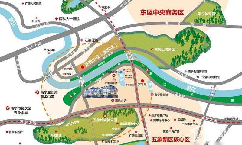 江璟湖交通图