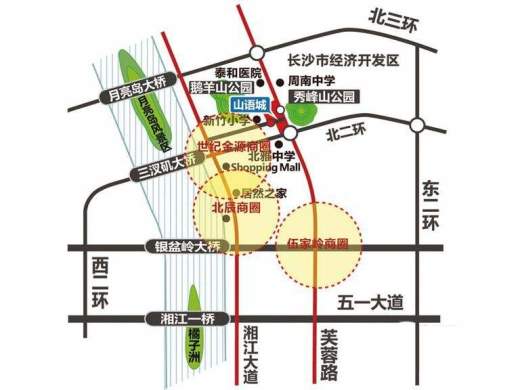 中国铁建山语城位置图
