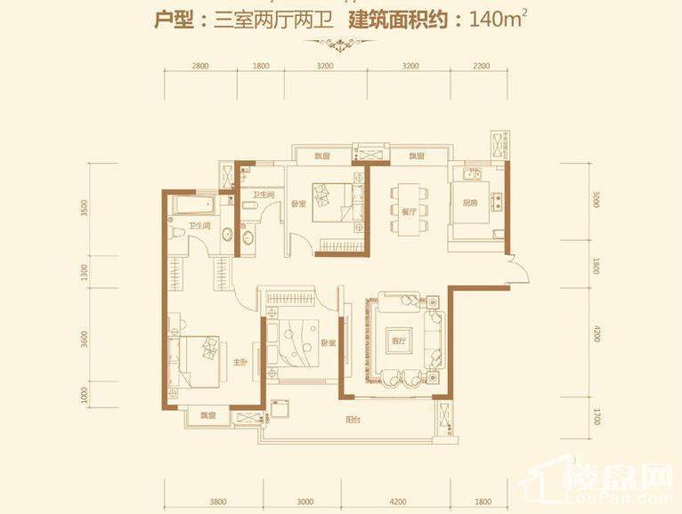 荣悦台   5栋04户型