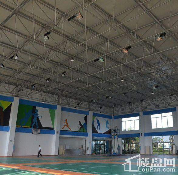  潇湘奥林匹克花园会所内部篮球场