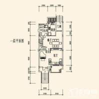  山水英伦庄园 A29户型（一层）