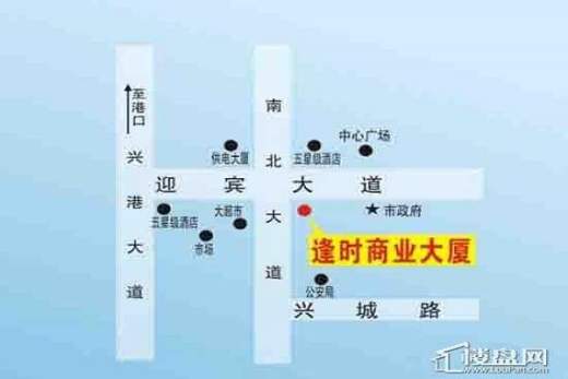 逢时商业大厦位置图