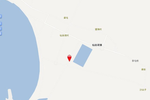 仙浴湾 温泉海岸位置图