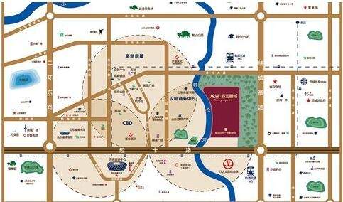 龙湖春江郦城位置图