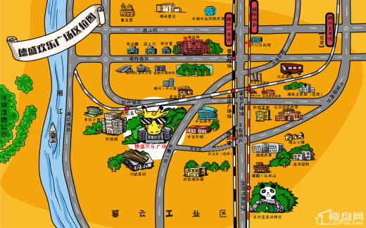 德盛欢乐广场位置图