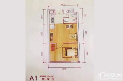 五江天街北区A1户型