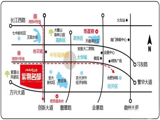 华南城·紫荆名都户型图