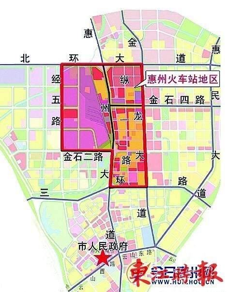 规划范围  由金龙大道,三环北路,惠州大道,金石西二路,经五路和北环