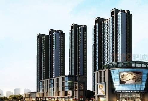 上城国际二期8月份工程进度 住宅盖到4层