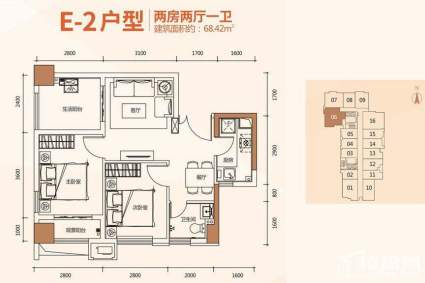 荣泰广场E-2户型