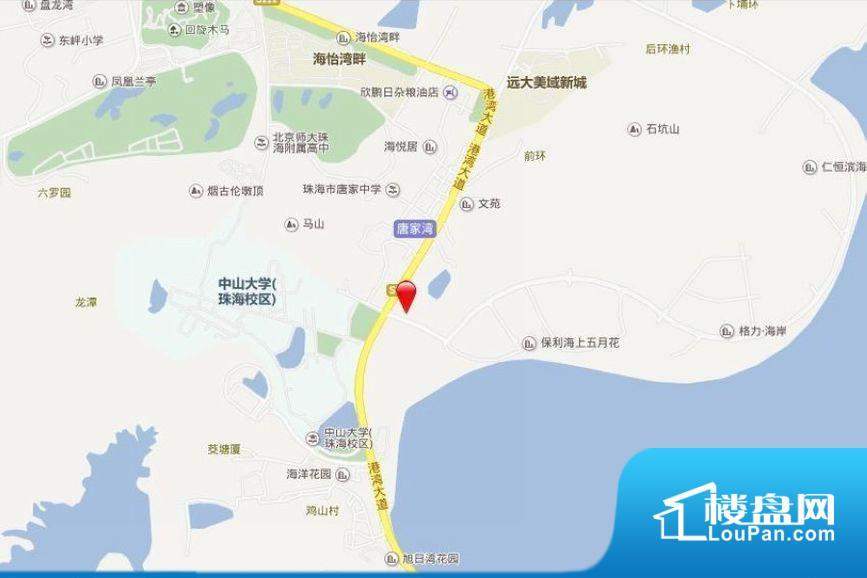 惠景文园交通图