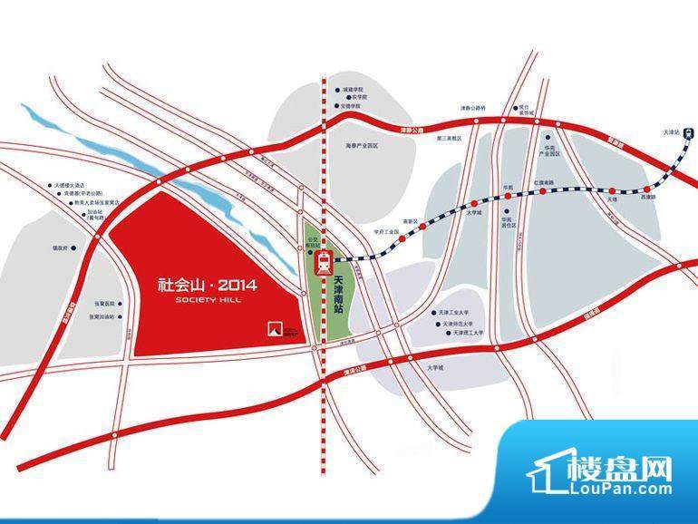 社会山南苑交通图