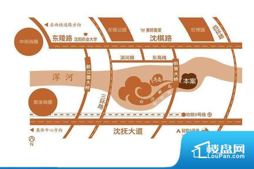 颐和城交通图