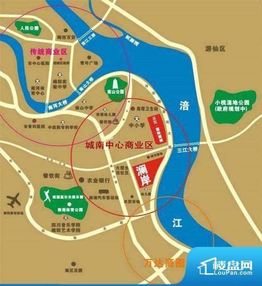 三江国际丽城C区澜岸交通图