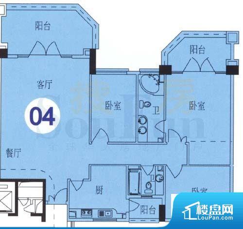 山水庭苑户型图