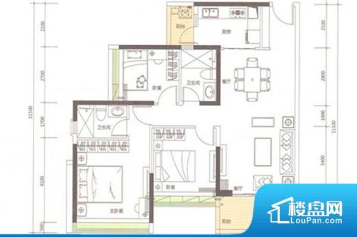 招商金山谷（商用）户型图