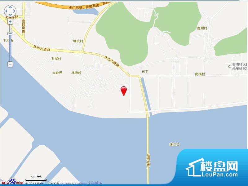 南沙珠江湾（公寓）位置图