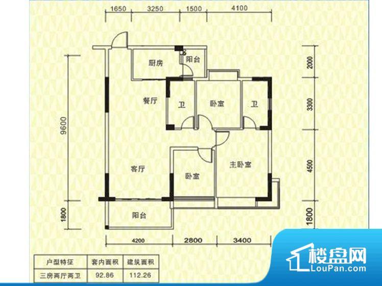 各个空间都很方正，方便后期家具的摆放。全明通透的户型，居住舒适度较高。整个空间有充足的采光，这一点对于后期居住，尤其重要。卫生间门朝向人较多的区域，导致区域空气不好，舒适度差。卧室作为较为重要的休息空间，尺寸合适，有利于主人更好的休息；客厅作为重要的会客空间，尺寸合适，能够保证主人会客需求。卫生间和厨房作为重要的功能区间，尺寸合适，能够很好的满足主人生活需求。公摊相对合理，一般房子公摊基本都在此范