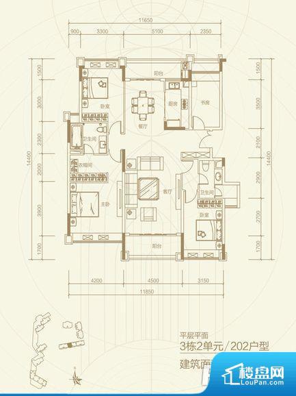 各个空间方正，后期空间利用率高。整个空间采光很好，主卧和客厅均能够保证很好的采光；并且能真正做到全明通透，整个空间空气好。厨卫等重要的使用较为频繁的空间布局合理，方便使用，并且能够保证整个空间的空气质量。卧室作为较为重要的休息空间，尺寸合适，有利于主人更好的休息；客厅作为重要的会客空间，尺寸合适，能够保证主人会客需求。卫生间和厨房作为重要的功能区间，尺寸合适，能够很好的满足主人生活需求。公摊相对合