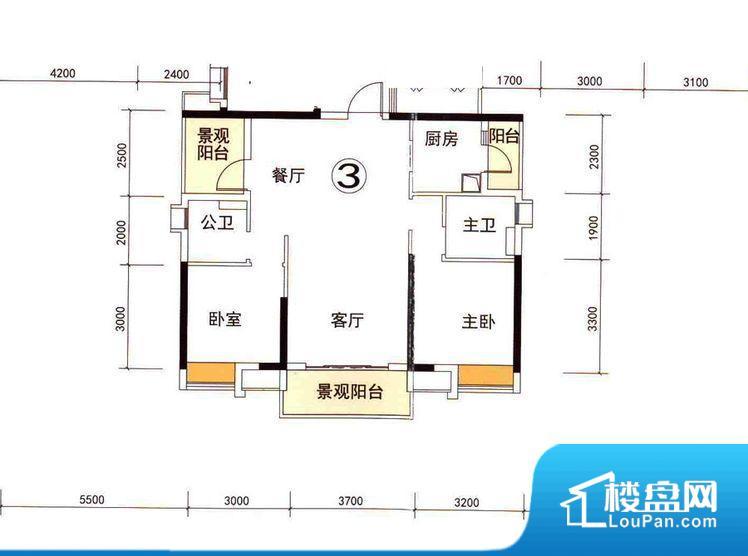 整个空间方正，拐角少，后期利用难度低，提升整个空间的利用率。全明户型，每一个空间都带有窗户，保证后期居住时能够充分采光和透气；通透户型，保证空气能够流通起来，空气质量较好；采光较好，保证居住舒适度。厨卫等重要的使用较为频繁的空间布局合理，方便使用，并且能够保证整个空间的空气质量。卧室作为较为重要的休息空间，尺寸合适，有利于主人更好的休息；客厅作为重要的会客空间，尺寸合适，能够保证主人会客需求。卫生