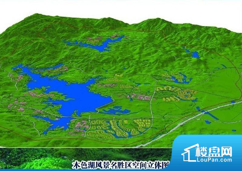 木色湖旅游风景区规划效果图