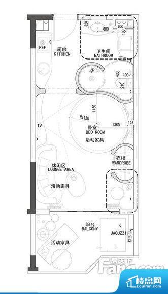 鹏欣白金湾户型图