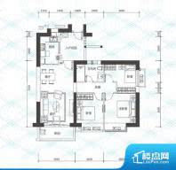 各个空间方正，后期空间利用率高。整个空间采光很好，主卧和客厅均能够保证很好的采光；并且能真正做到全明通透，整个空间空气好。厨房门朝向，做饭产生油烟和噪音对客厅有影响。各个功能区间面积大小都比较合理，后期使用起来比较方便，居住舒适度高。公摊高于15%且低于25%，整体得房率不算太高。