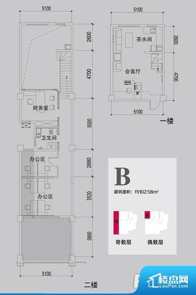 天山银河广场户型图