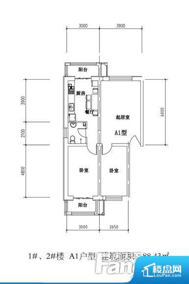 各个空间都很方正，方便后期家具的摆放。非南向或东向，采光不足，西面下午为西晒，夏天时西晒阳光比较热，室内温度变高。北向的下午采光不足，室内需要开灯补光。厨卫等重要的使用较为频繁的空间布局合理，方便使用，并且能够保证整个空间的空气质量。客厅、卧室、卫生间和厨房等主要功能间尺寸以及比例合适，方便采光、通风，后期居住方便。公摊相对合理，一般房子公摊基本都在此范畴。日常使用基本满足。