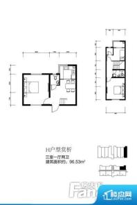 各个空间方正，后期空间利用率高。全明户型，每一个空间都带有窗户，保证后期居住时能够充分采光和透气；通透户型，保证空气能够流通起来，空气质量较好；采光较好，保证居住舒适度。厨房门朝向客厅，做饭时油烟对客厅影响较大。各个功能区间面积大小都比较合理，后期使用起来比较方便，居住舒适度高。公摊相对合理，一般房子公摊基本都在此范畴。日常使用基本满足。