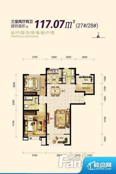 各个空间都很方正，方便后期家具的摆放。全明户型，每一个空间都带有窗户，保证后期居住时能够充分采光和透气；通透户型，保证空气能够流通起来，空气质量较好；采光较好，保证居住舒适度。卧室位置合理，能够保证足够安静，客厅的声音不会影响卧室的休息；卫生间位置合理，使用起来动线比较合理；厨房位于门口，方便使用和油烟的排出。各个功能区间面积大小都比较合理，后期使用起来比较方便，居住舒适度高。