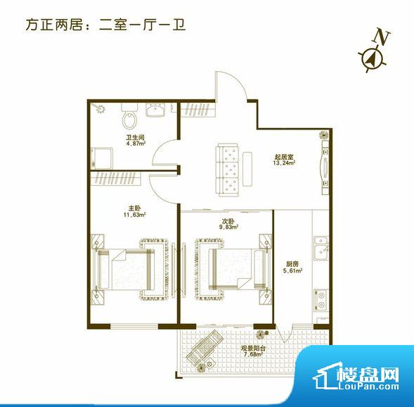 各个空间都很方正，方便后期家具的摆放。卫生间如没有窗子，可加管道通风，但是相对来说卫生间有窗户是好的情况，利于排湿，不会使湿气进到室内。卧室是休息的地方，需要安静，如果距离客厅和餐厅会有噪音，影响休息。时间长，主人容易神经衰弱。卧室作为较为重要的休息空间，尺寸合适，有利于主人更好的休息；客厅作为重要的会客空间，尺寸合适，能够保证主人会客需求。卫生间和厨房作为重要的功能区间，尺寸合适，能够很好的满足