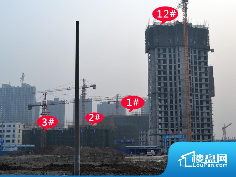 1、2、3、12#楼2013年12月23日施工进度