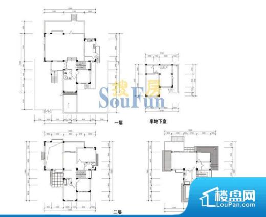 星语林汀湘十里高层户型图