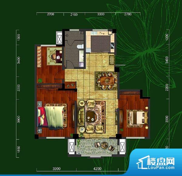 各个空间方正，后期空间利用率高。全明户型，每一个空间都带有窗户，保证后期居住时能够充分采光和透气；通透户型，保证空气能够流通起来，空气质量较好；采光较好，保证居住舒适度。主卧无卫生间，客卫在公共位置，自然主人需要和其他人共用，难免会发生不够用的情况。厨房门对着客厅会有油烟方面的困扰，不过通风好也可以忽略。卧室作为较为重要的休息空间，尺寸合适，有利于主人更好的休息；客厅作为重要的会客空间，尺寸合适，