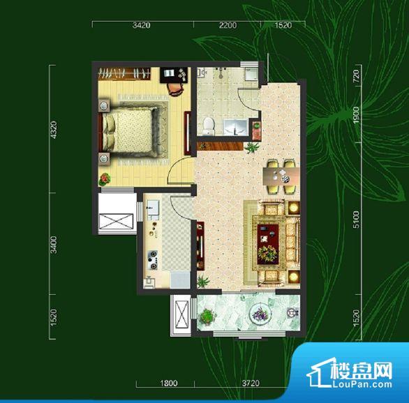 各个空间都很方正，方便后期家具的摆放。不通风，南方会非常潮湿，特别是在雨季。而北方干燥会加重干燥的情况。卫生间无对外窗户，采光不好，不利于后期使用过程中的排风透气。厨房较深，经过客厅会造成客厅有些油烟污染空气，而且在客厅作息的人易被噪音打搅，整体感觉不够安静。卧室作为较为重要的休息空间，尺寸合适，有利于主人更好的休息；客厅作为重要的会客空间，尺寸合适，能够保证主人会客需求。卫生间和厨房作为重要的功