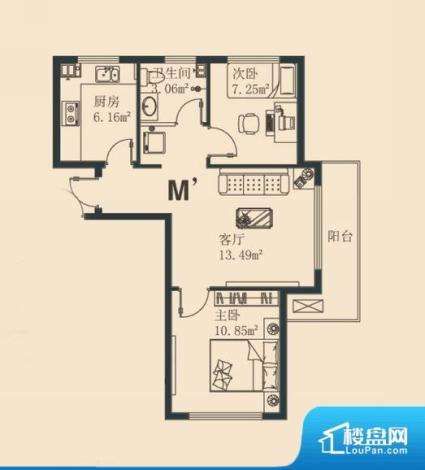 各个空间都很方正，方便后期家具的摆放。整个空间不够通透，不利于空气流通，尤其是夏天会比较热。主人去卫生间要传堂入室，整个动线过长，使用起来不方便。卧室是休息的地方，需要安静，如果距离客厅和餐厅会有噪音，影响休息。时间长，主人容易神经衰弱。卫生间对餐厅是不太卫生，而且又会有细菌。对着客厅也不太好，有种不太礼貌的感觉。如此感觉户型设计上有硬伤。客厅、卧室、卫生间和厨房等主要功能间尺寸以及比例合适，方便