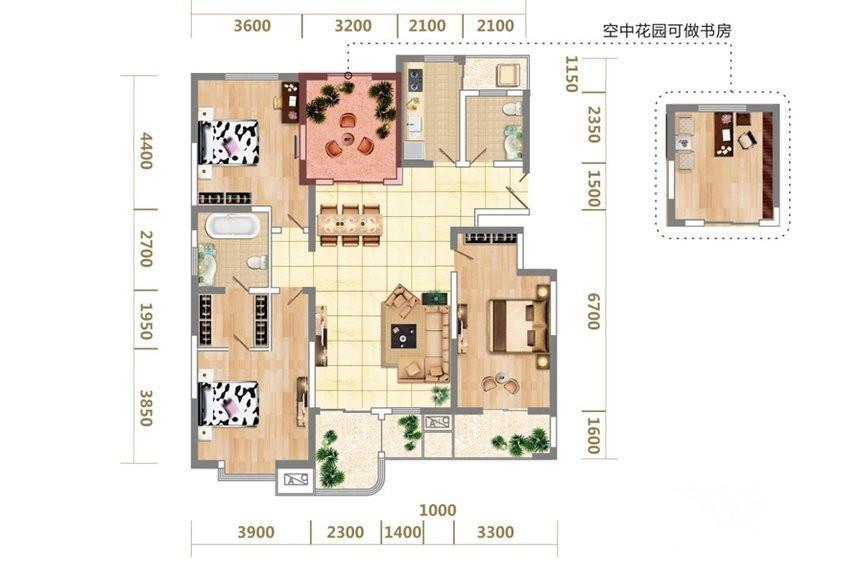 4号楼173.74平户型