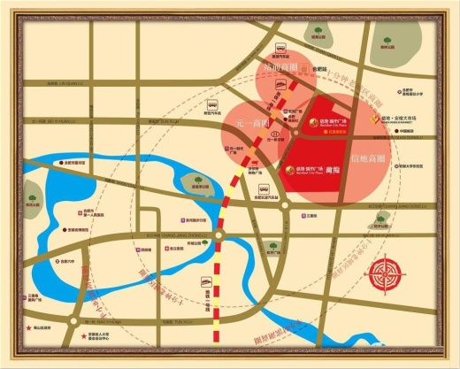 信地城市广场藏龙阁位置图