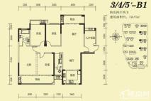 金地格林公馆3/4/5#-B1户型