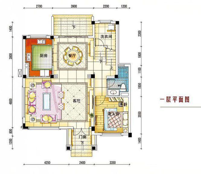 碧桂园南城首府 260平一层户型