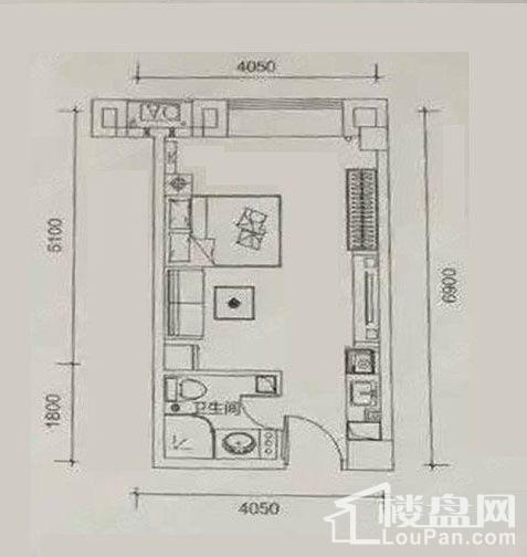  梅溪鑫苑名家37平户型图