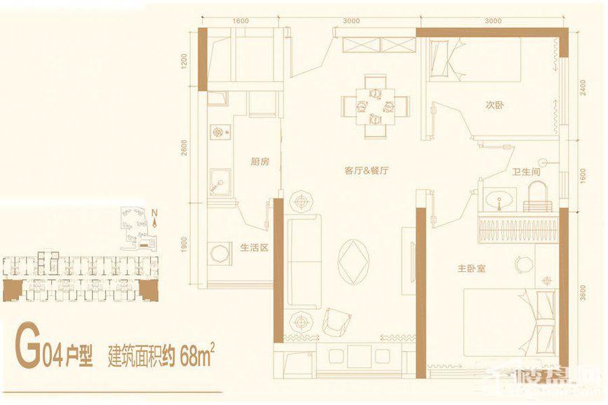 荣悦台G04户型