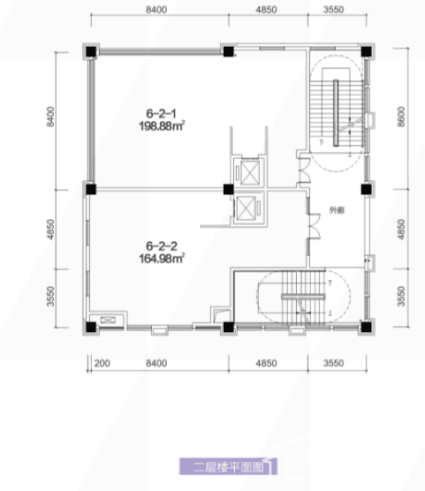 6栋2层平面图