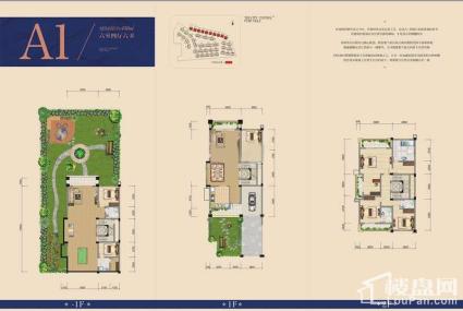 远大美域一期别墅A1户型图
