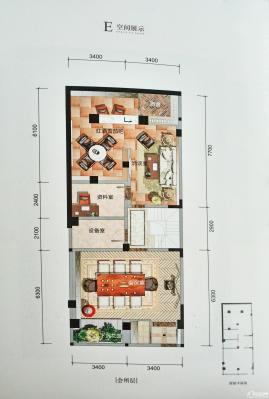 英郦庄园桥郡E会所层户型图