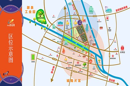阜阳碧桂园位置图