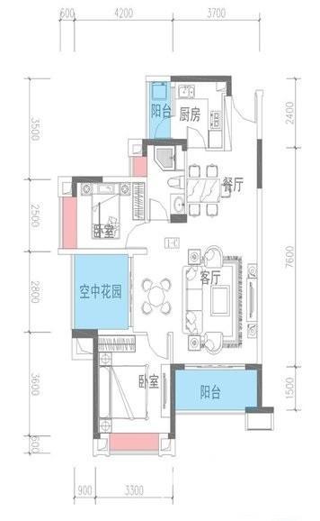 1栋、2栋、4栋03-04户型